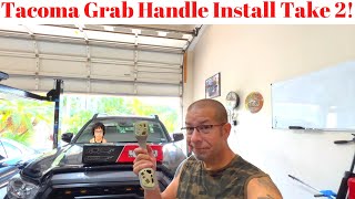 Toyota Tacoma Drivers Side Grab Handle Install - Is it any better? screenshot 4