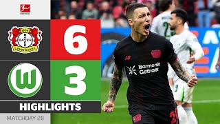 Leverkusen Win After 13 Down  Bayer Leverkusen  Vfl Wolfsburg  Highlights  Bundesliga 2526