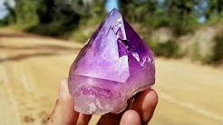 I Found a HUGE Amethyst Crystal Digging at the Jackson's Crossroads Mine | Hunting Gems & Minerals
