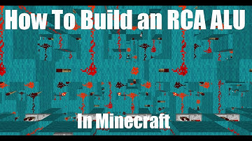 How To Build a Working ALU in Minecraft