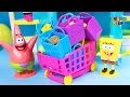 🌟 BOB ESPONJA 🌟 Con Patricio en el Supermercado Shopkins Temporada 4 | Juegos en español