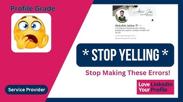 LinkedIn Profile Review: Why Your All-Caps Headline Is HURTING Your Brand - Ep. 03