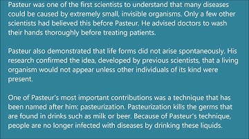 Learn English via Listening Level 3   Lesson 1   Louis Pasteur