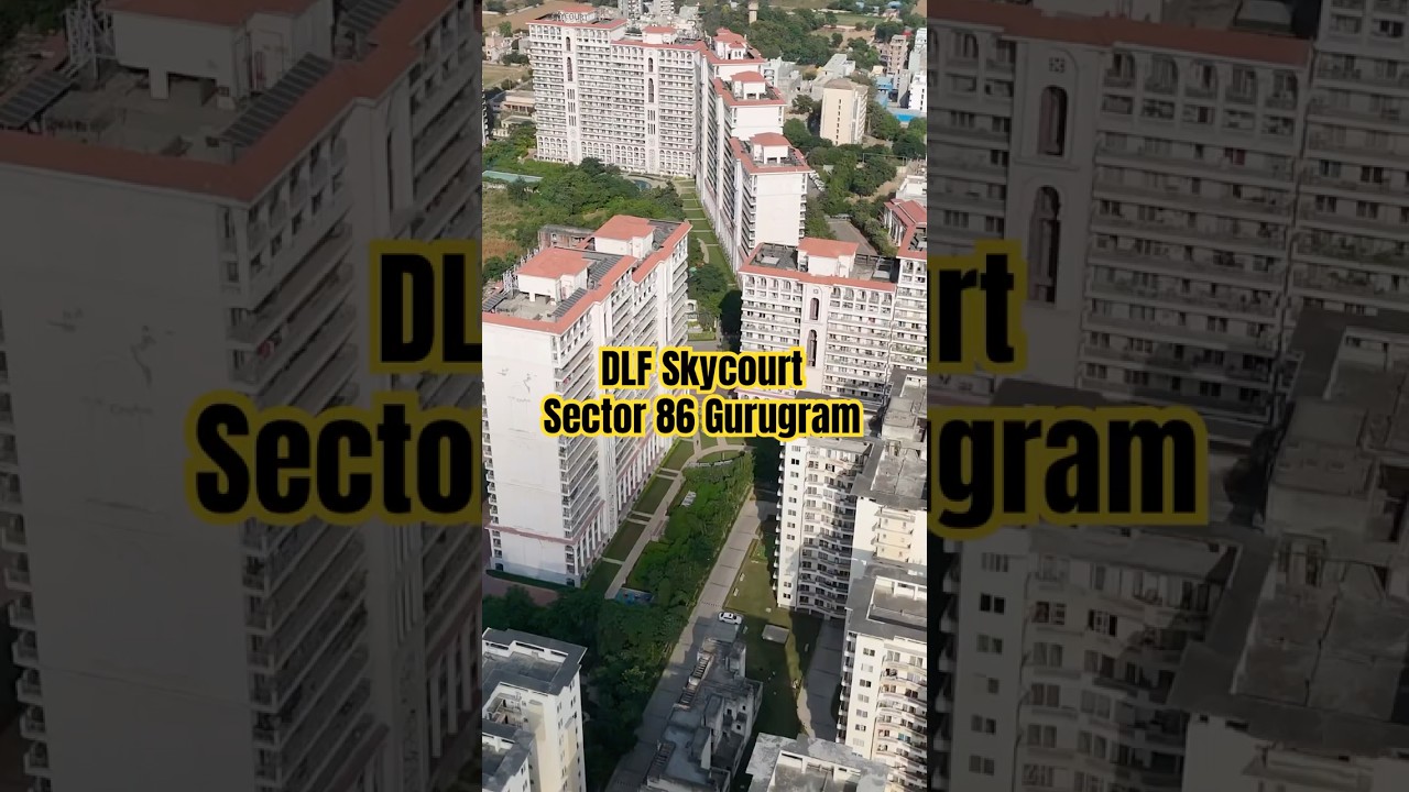 🔥 DLF Skycourt Drone View | Luxury Living in Sector 86 Gurugram