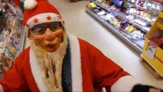 CRAZY JULTOMTE ( SANTA ) PRANK & FUN CHRISTMAS 2015