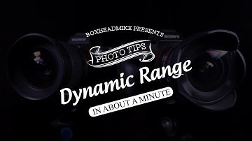 Dynamic range in about a minute