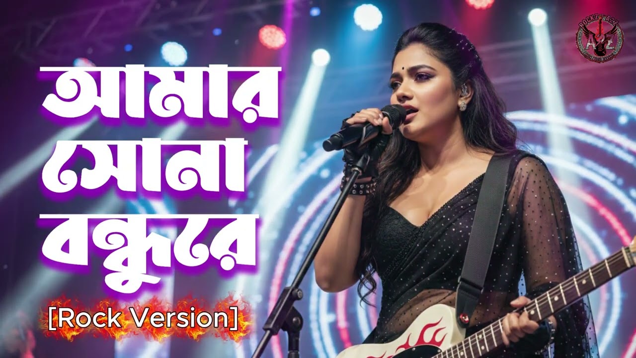 Amar Sona Bondhure | আমার সোনা বন্ধুরে | Rock Version Female Cover | Rockz A2Z