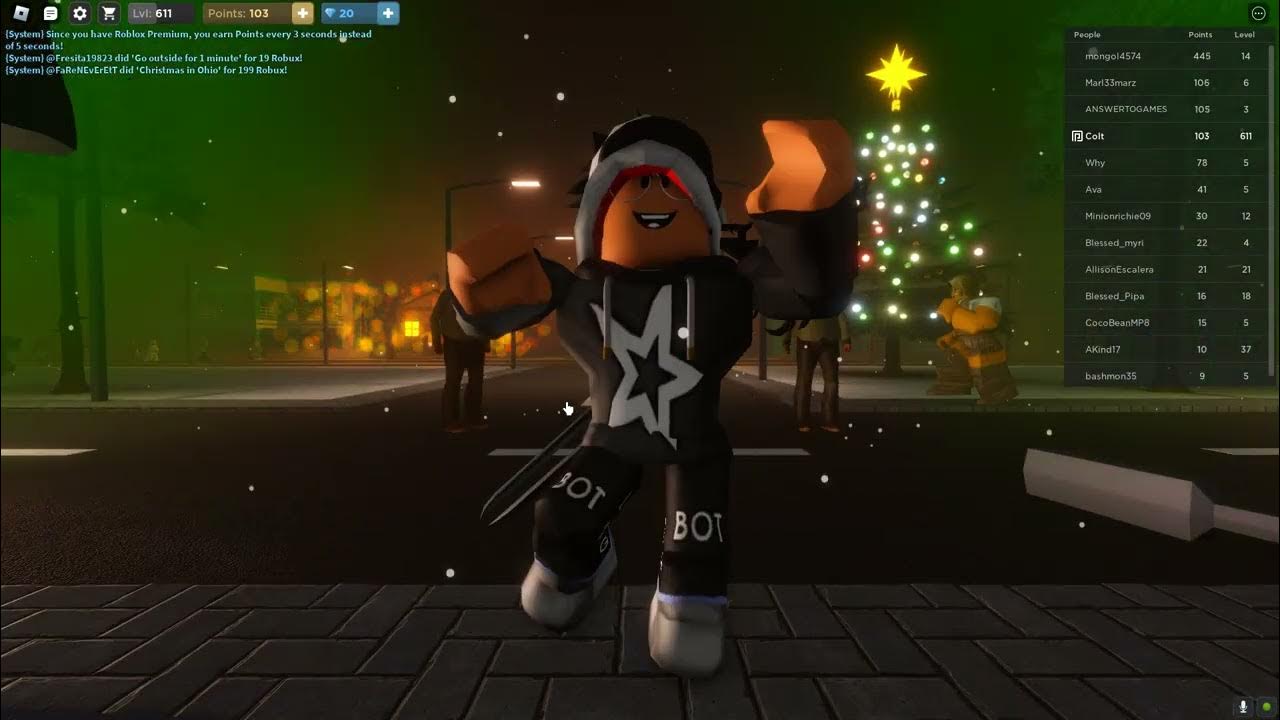 roblox presentation experience christmas in ohio