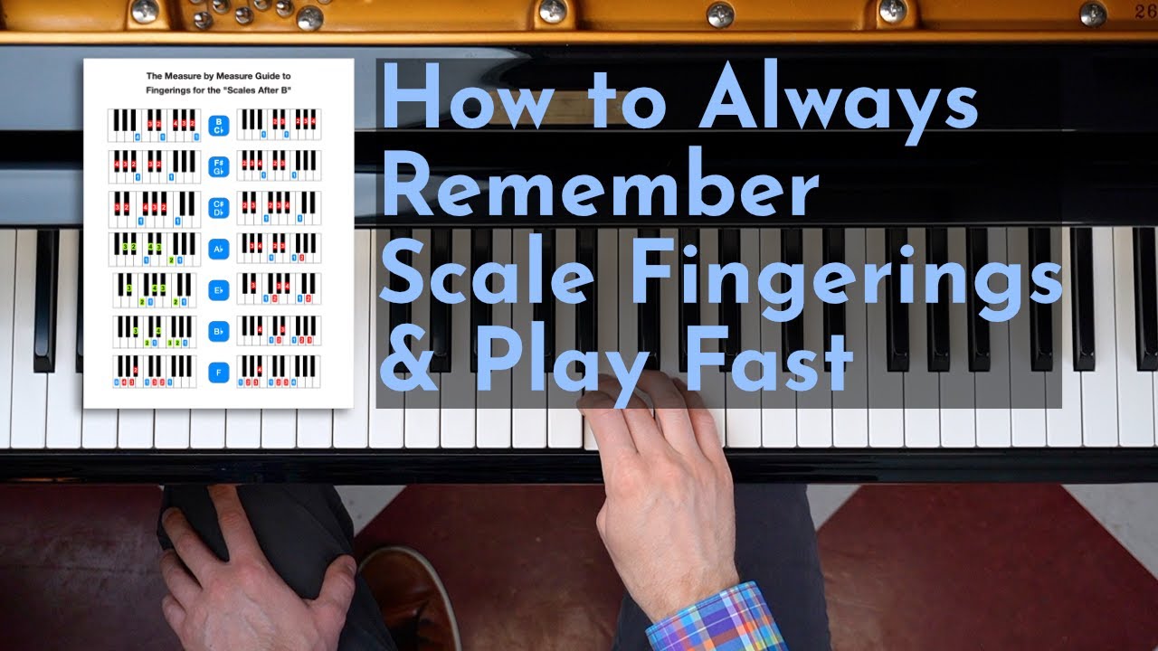 Two Tricks for Scale Fingerings and Playing Faster