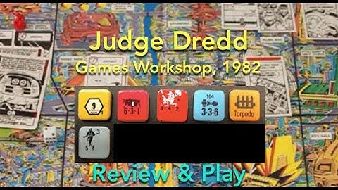 Judge Dredd (Games Workshop) Review & How to Play