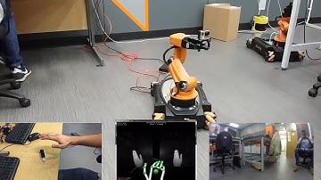 Using leap motion to control the KUKA youBot