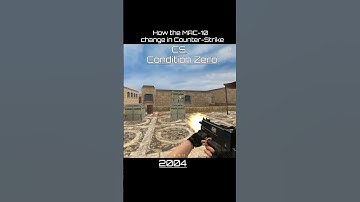 How MAC-10 changed in Counter Strike #cs #cs16 #cssource #csgo #cs2 #retrogaming #cshistory