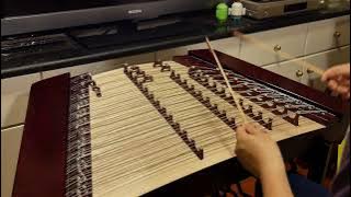 Greensleeves played on Chinese Hammered Dulcimer (Yangqin)