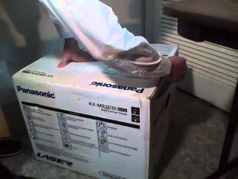 Panasonic KX-MB2030 Unboxing - Pt. I - YouTube