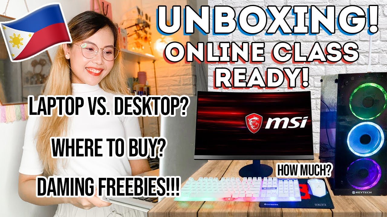 UNBOXING NEW DESKTOP FOR ONLINE CLASS! What Specs To Buy? Best Deals! Daming Freebies! (Philippines)