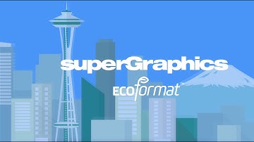 SuperGraphics Leads the way! Sustainable Large Format Print