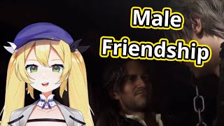 Male friendship explained by Dokibird