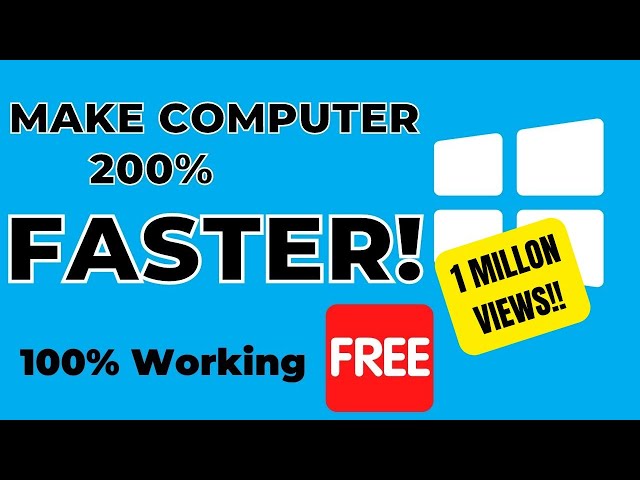 Make Your Computer u0026 Speed Up Laptop 200% Faster for FREE | How to clean up my laptop to run faster class=