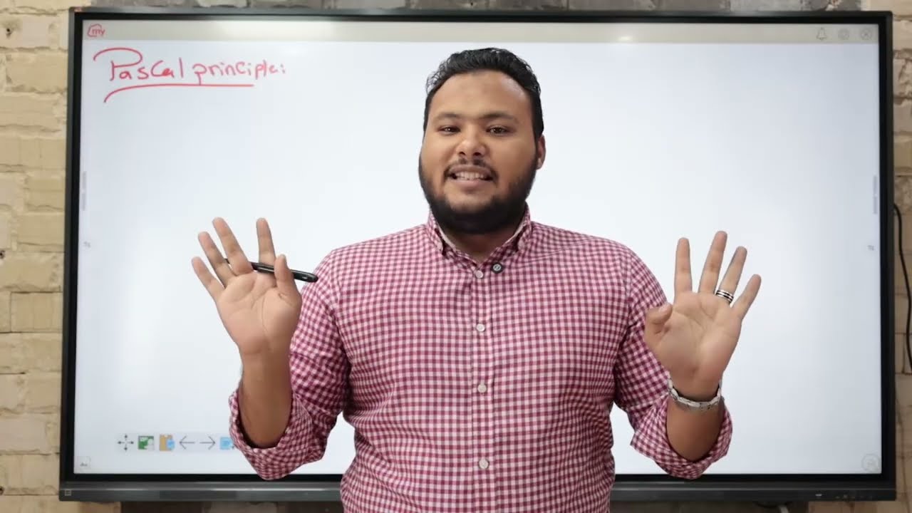 physics 2nd secondary chapter 5 : Pascal Principle | physics تانية ثانوى لغات الترم الاول