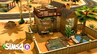 사막 키트만으로 짓는 작디작은 집 (Tiny Desert Home)｜심즈4 건축｜Sims4 Speed Build｜NoCC