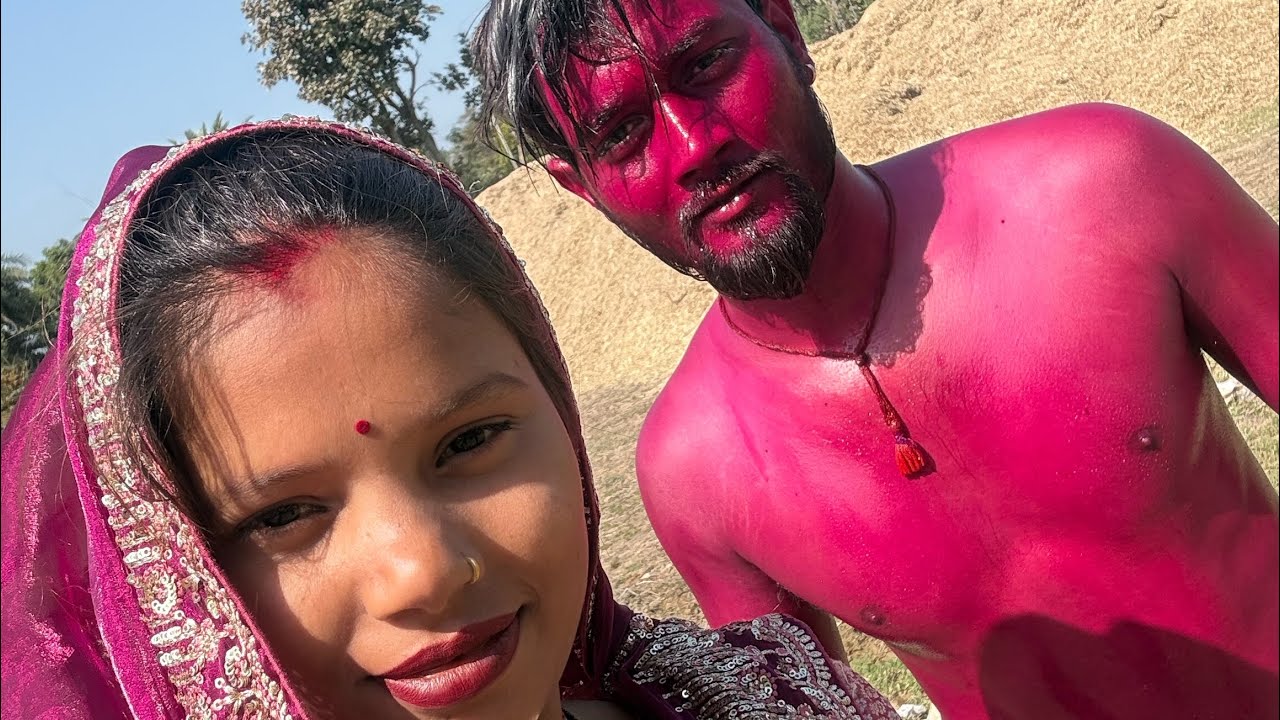 Holi🤪😜 #jaharbhaiya #khushi #vlog 