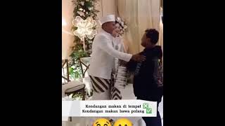 Abang nya bawa rantang ke pesta pernikahan 😅👍