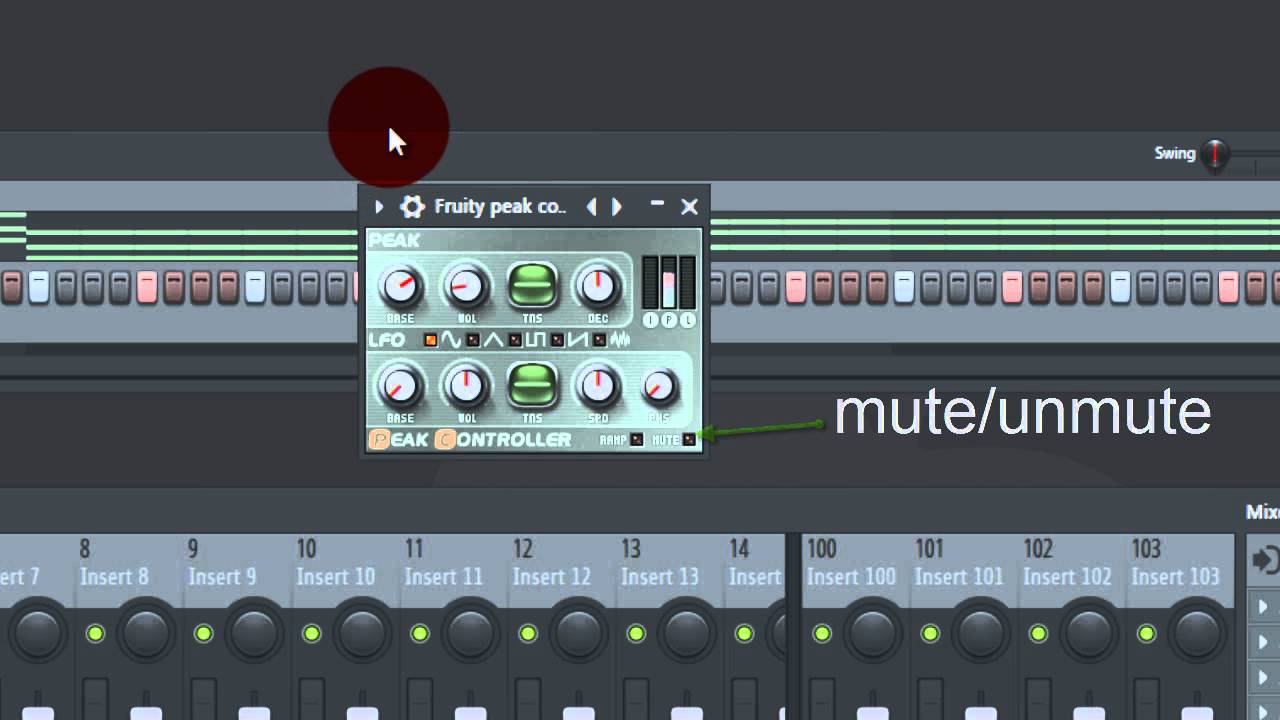Sidechain Effect in FL Studio with Peak Controller