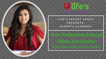 How To Become A Social Media Zen Master [Interview With Shama Hyder]