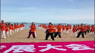 Master James Fu led the Yang-style Taijiquan Eight Forms at the inaugural ITDC (Thailand session)