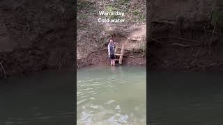 Warm Day; COLD Water #hikelife
