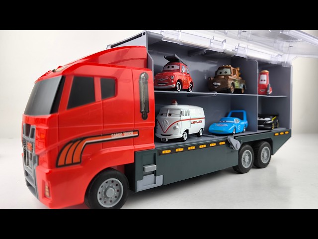 TOMICA DISNEY 🚛 はたらく車コンボイ出動！消防車＆ブルドーザー