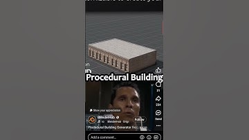 Blender Procedural Building Houses and Structures #Blender #proceduralart
