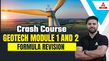 COMPLETE FORMULA REVISION OF GEOTECH MODULE 1&2 | GATE Geotechnical Engineering | GATE 2023
