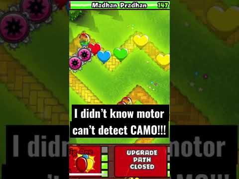 BTD battles do motor detect CAMO !!!??