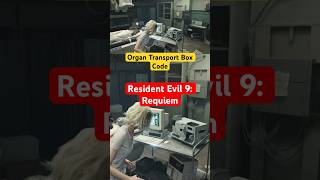 RESIDENT EVIL 9: REQUIEM | Organ Transport Box Code #ResidentEvilRequiem #RE9 #PuzzleGuide #Shorts