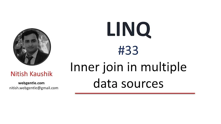 (#33) Inner join in multiple tables in linq | LINQ tutorial for beginners