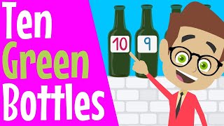 Catchy Nursery Rhyme For Kids: Ten Green Bottles