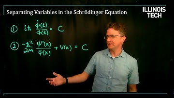 Separating Variables in the Schrodinger Equation