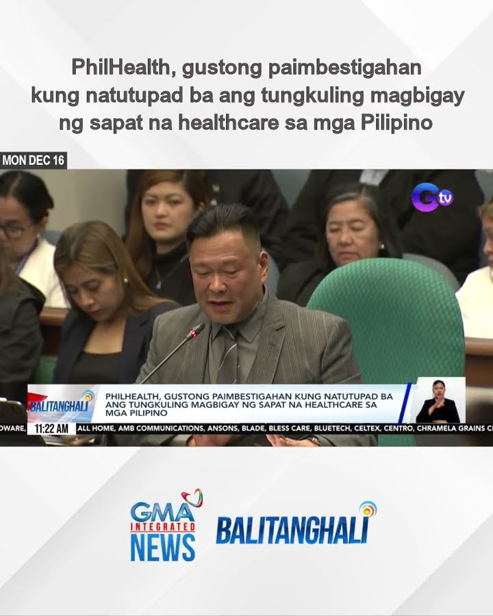 PhilHealth, gustong paimbestigahan kung natutupad ba ang tungkuling magbigay... | Balitanghali