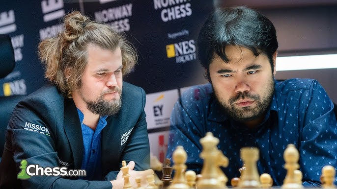 Embate Carlsen-Nakamura Acaba em Empate Na Noruega 