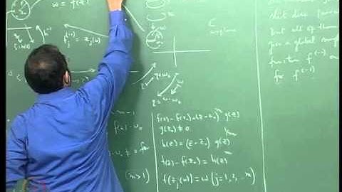 Mod-05 Lec-18 The Algebraic nature of the functional inverses  of an analytic