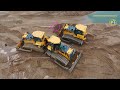 Amazing new construction techniques shantui dh17c2 dozer working clearing / pushing sand / nice view