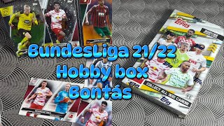 Újra Topps BundesLiga 21/22  Hobby box bontás