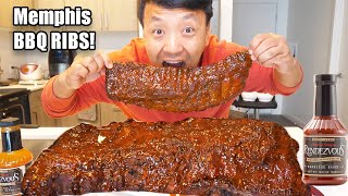 ORIGINAL Memphis BBQ PORK RIBS (Rendezvous) & SCARY Story Time