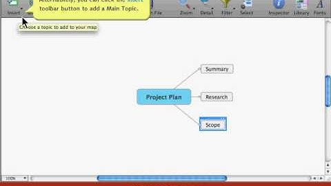 MindManager 8 for Mac - Basic steps