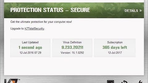 How to enable and disable K7 Antivirus instantly www.onlinetalim.com