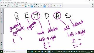 LT 1 2   Order of Operations notes
