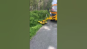 mower Vehicle mounted hedge trimmer Fully automatic obstacle avoidance lawn mower Shoulder slope