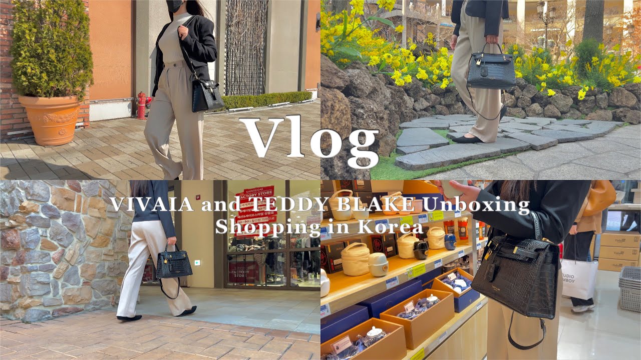 KOREA VLOG 🇰🇷 | UNBOXING VIVAIA AND TEDDY BLAKE AND REVIEW