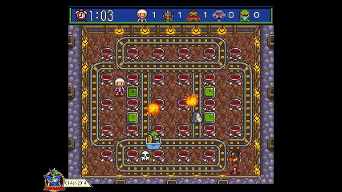 Super Bomberman 5 Zone 3 Map Map for Super Nintendo by